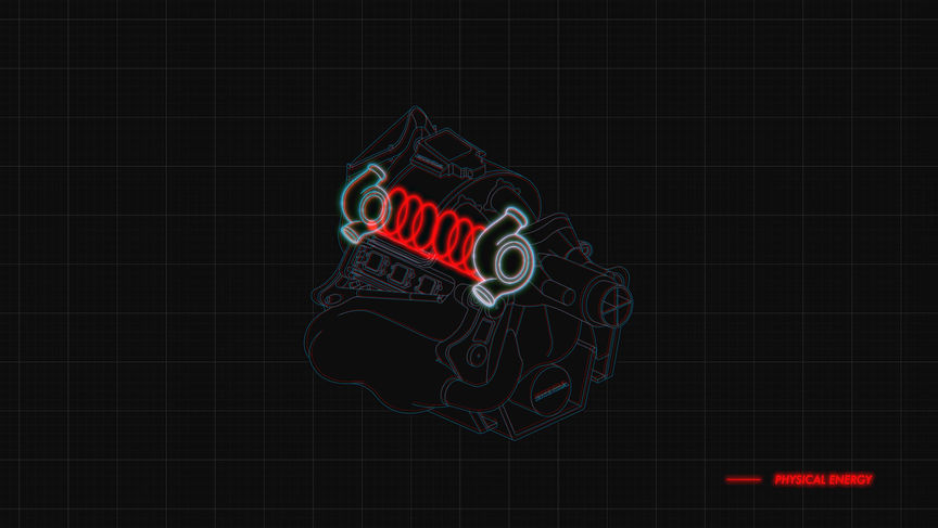 CAD 3D della Motor Generator Unit, Kinetic