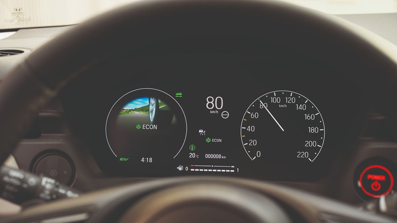 Cruscotto dell'auto Honda