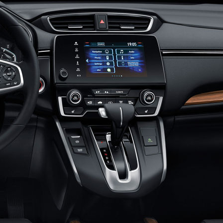 Vista laterale del sistema infotainment Honda CR-V da 7".