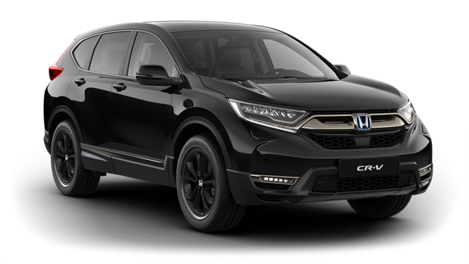 Vista frontale a tre quarti di Honda CR-V.