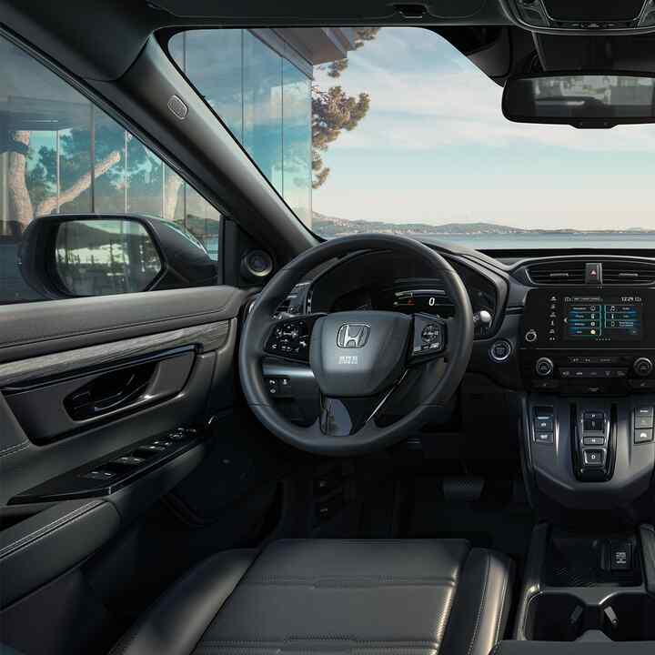 Vista laterale di Honda CR-V Hybrid Sport Line