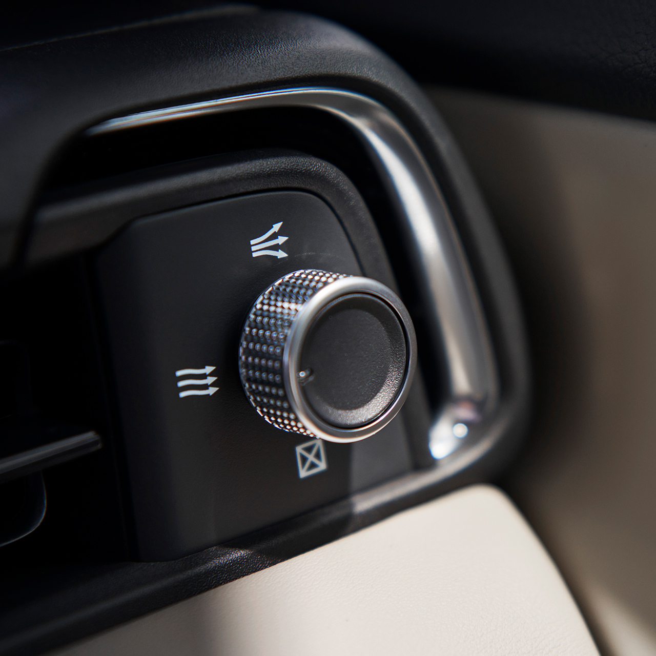 Primo piano del sistema di diffusione dell'aria della Honda HR-V