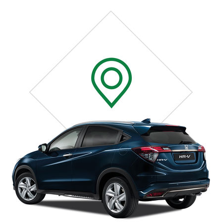 Honda HR-V dealer illustration.