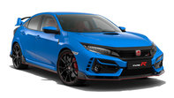 Vista frontale di tre quarti della Honda Civic Type R