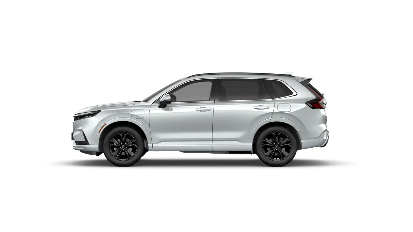 Vista laterale Honda CR-V Hybrid.