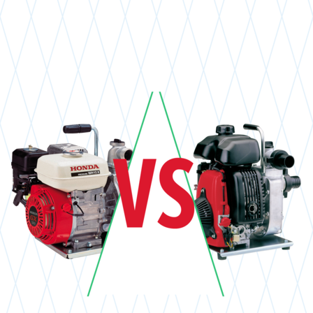 Immagine di motopompe a confronto.