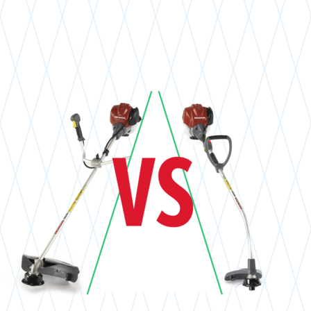 2 decespugliatori con illustrazione a confronto.