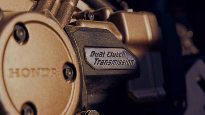 Primo piano della Dual Clutch Transmission