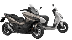 Due scooter Honda