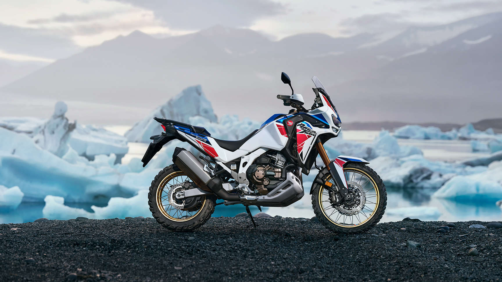 Inquadratura della Honda Africa Twin Adventure Sports
