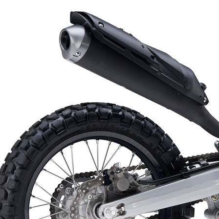 CRF250L dettaglio del tubo di scarico