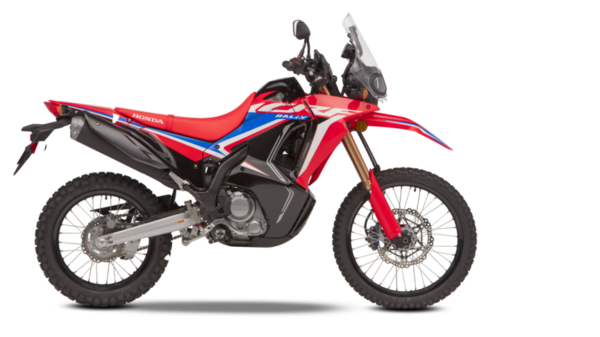 Honda CRF300R con accessori.