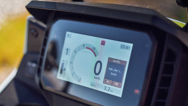 Display TFT della Honda NX500