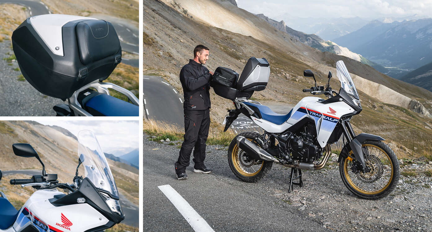 XL750 Transalp equipaggiata con Urban Pack.