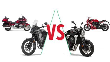 Selezione di moto Honda.