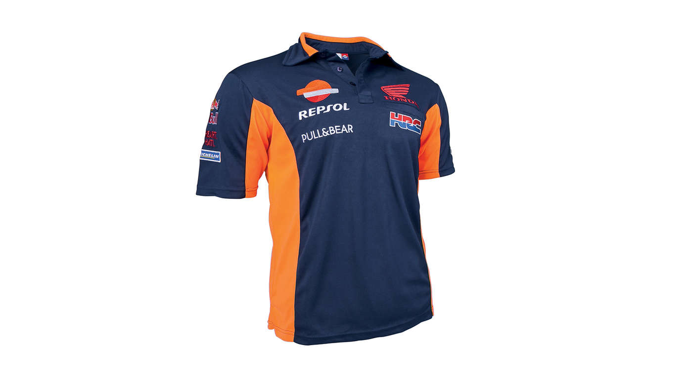 Colori del team Honda MotoGP blu con logo Repsol.