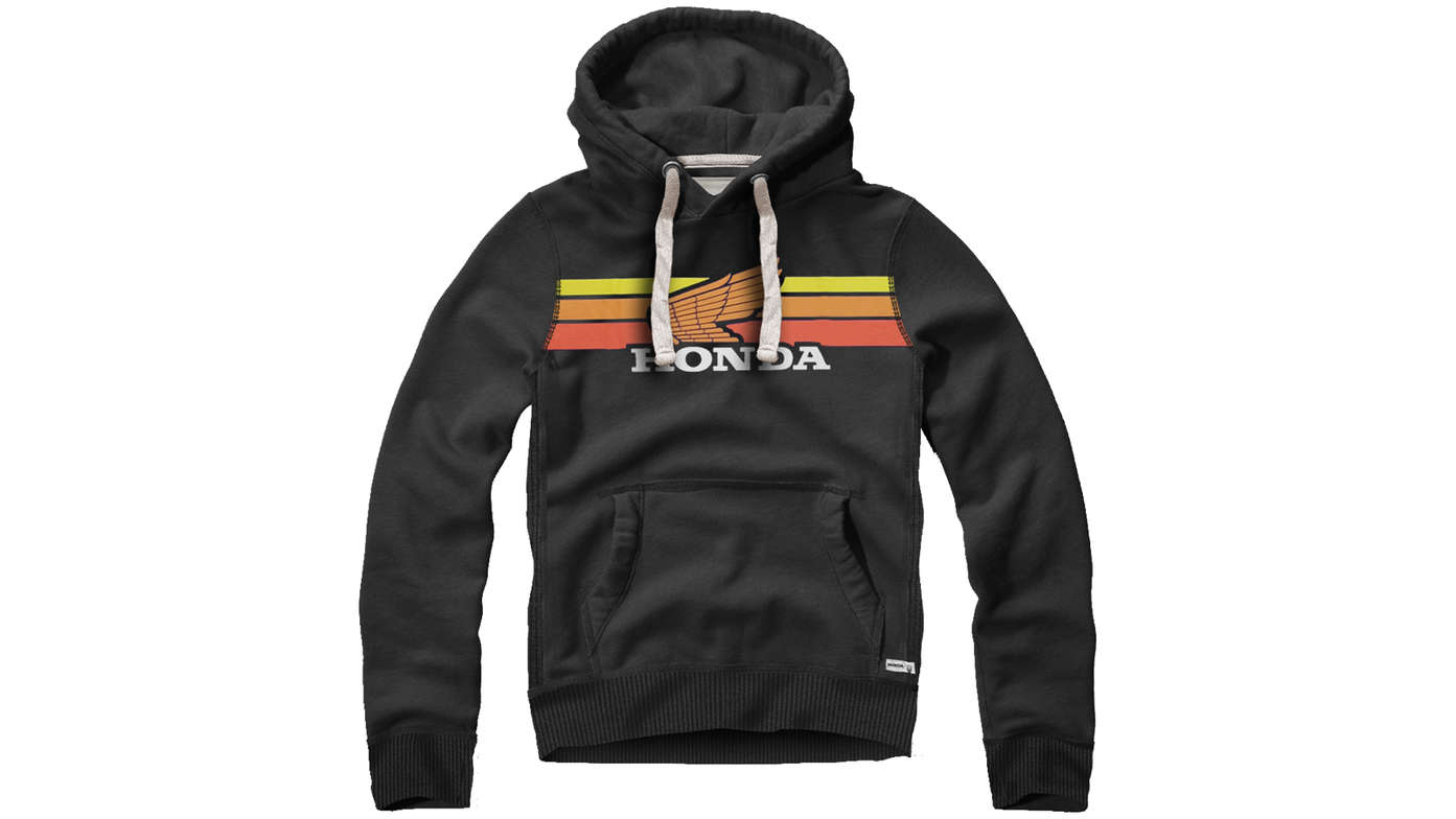 Felpa con cappuccio tramonto Honda. 
