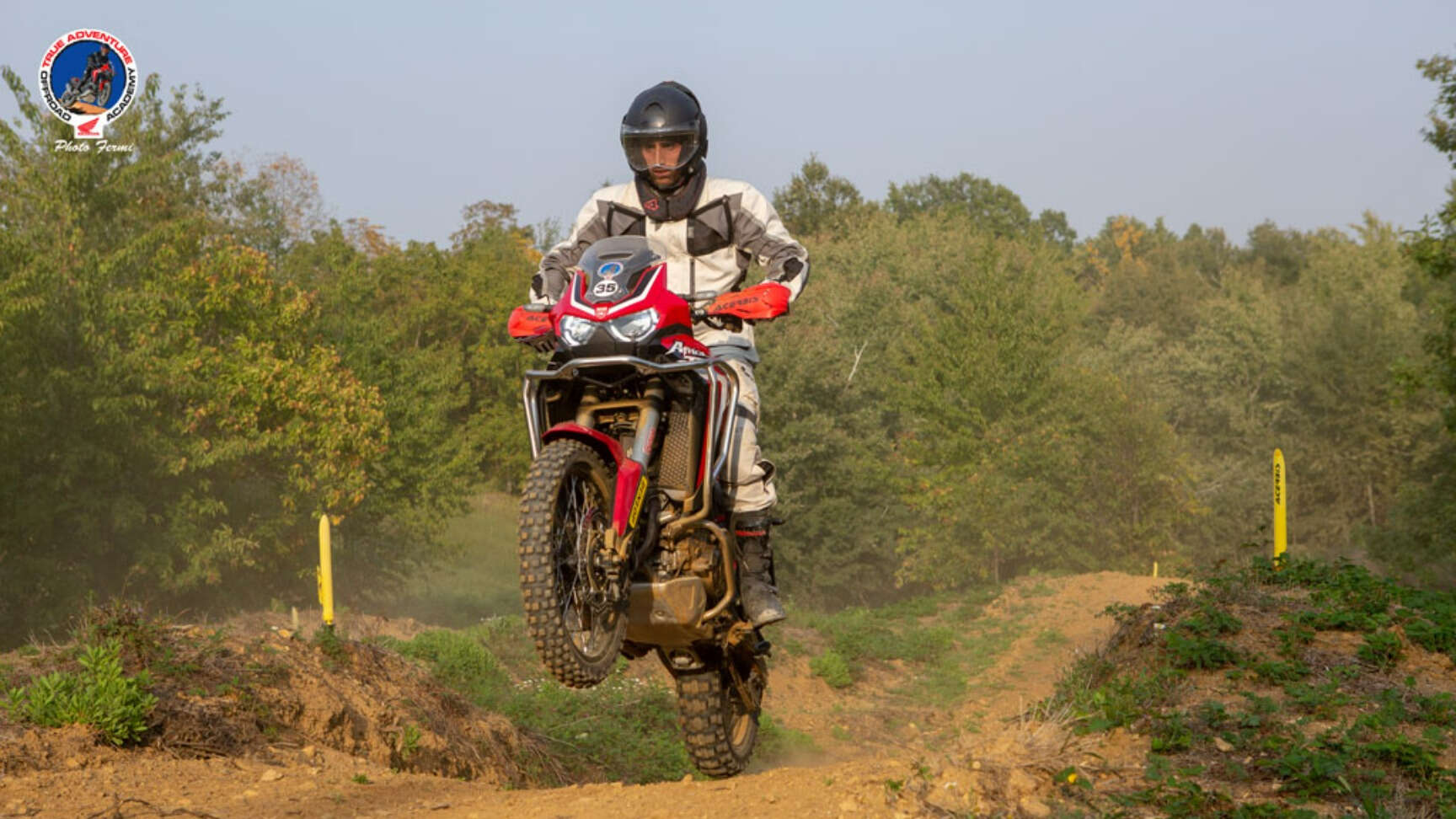 Honda Italy true adventure academy with rider