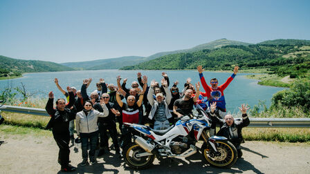 Honda Italy Corsica adventure event