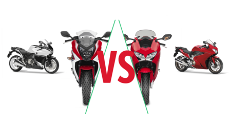 Composizione di moto Honda Sport Touring.