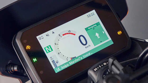 Connettività smartphone per Honda CB500 Hornet con navigazione