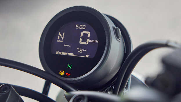 Display LCD della Honda CL500.