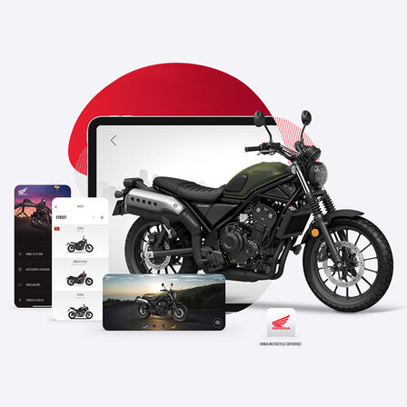 App Honda Motorcycles Experience con CL500.