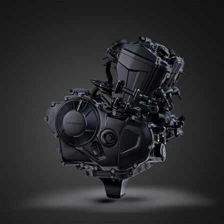 Immagine generata al computer del motore Honda Hornet Concept.
