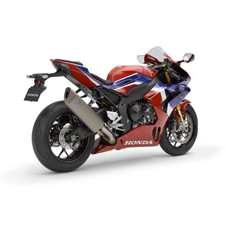 Honda CBR1000RR-R Fireblade SP, lato sinistro di tre quarti, modello Tricolor