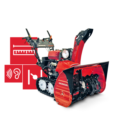 Illustrazione sulle specifiche degli spazzaneve.