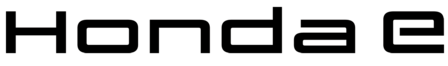 Honda-e logo nero sfondo bianco