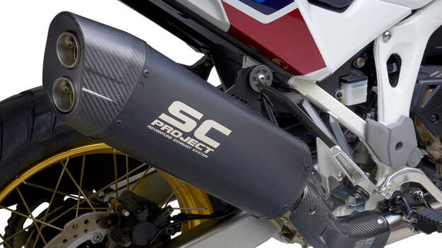 Scarico SC-Project Adventure Black per Africa Twin