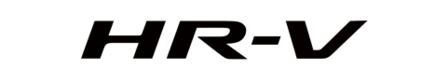 Honda HR-V logo nero sfondo nero