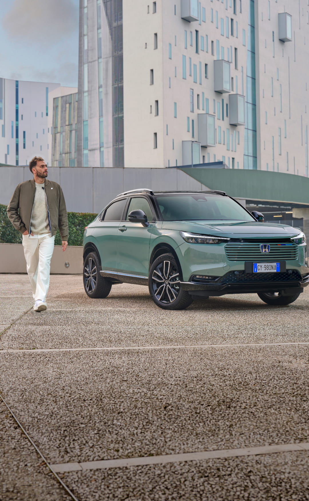 Paltrinieri con Honda HR-V