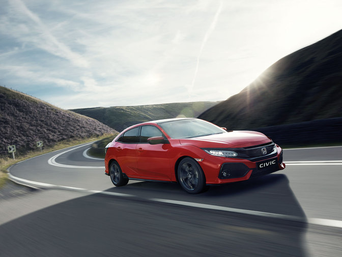 manuale d'uso Honda Civic su strada