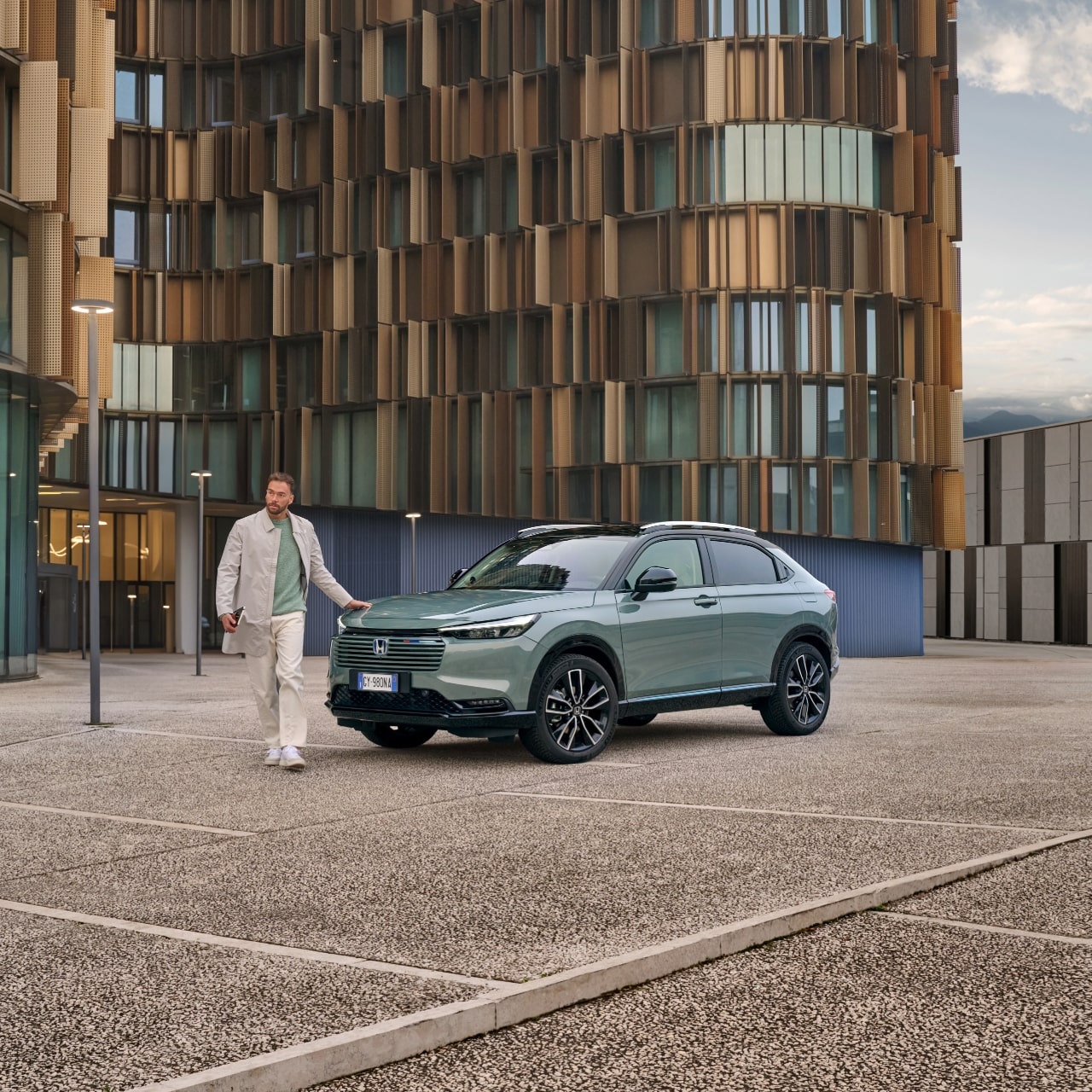 Paltrinieri con Honda HR-V