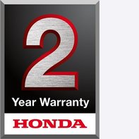 Tagliasiepi Honda, logo 2 anni di garanzia.