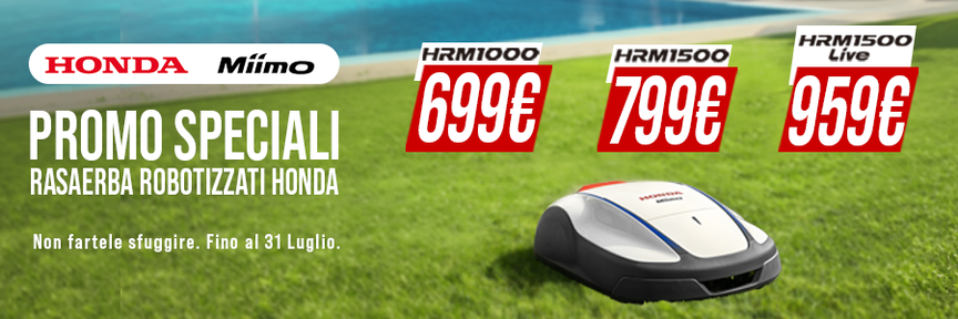 Prodotti Honda per il giardinaggio in promozione primaverile