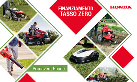 Tutta la qualità della gamma Lawn & Garden e Industry Honda con finanziamento Senza Interessi*