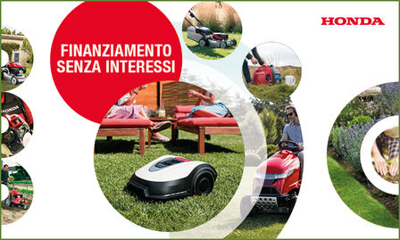 Tutta la qualità della gamma Lawn & Garden e Industry Honda con finanziamento Senza Interessi*