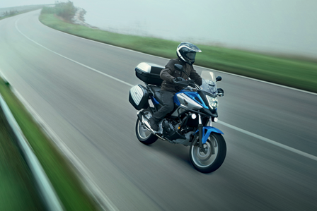 Honda NC750X in strada