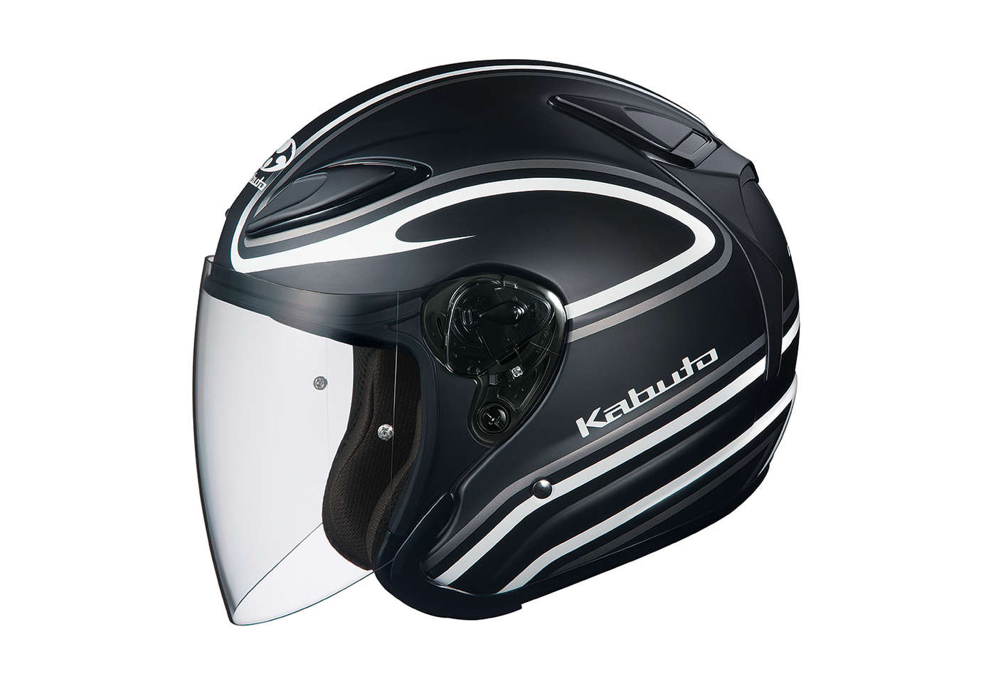 Casco Kabuto Avand Black/White