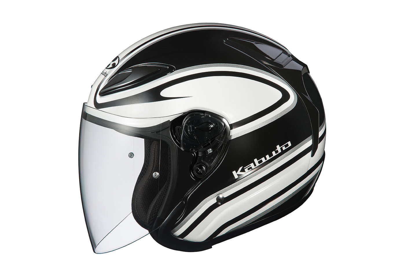 Casco Kabuto Avand White/Black 