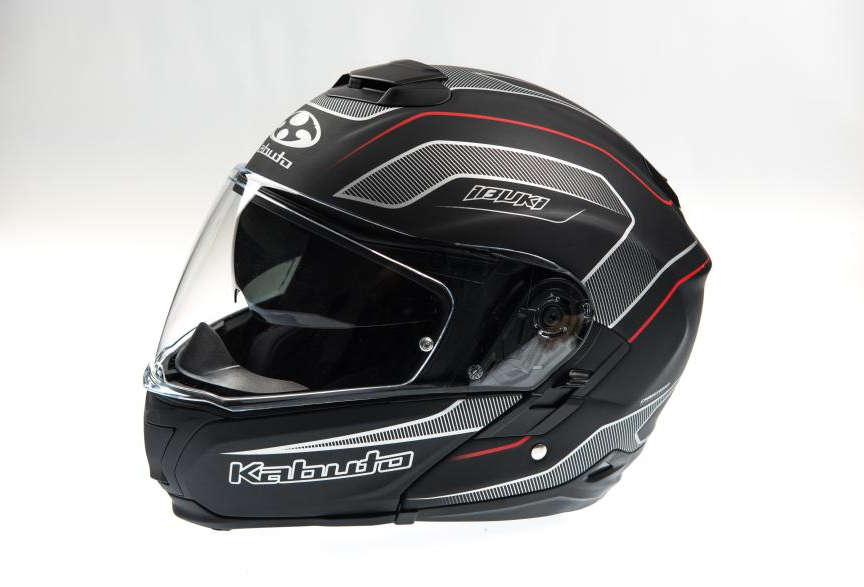 Casco Kabuto Ibuki Envoy Flat Black/Red