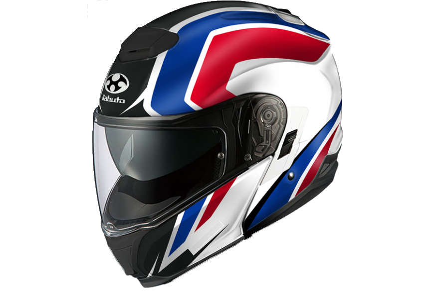 Casco Kabuto Ibuki Stripe WBR