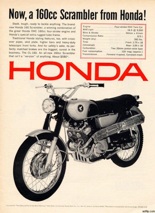 160cc Scrambler from Honda