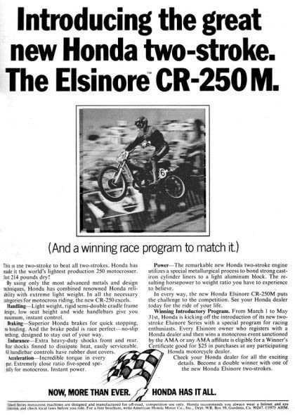 Elsinore CR250M